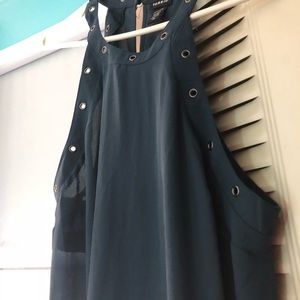 Sheer High neck tank